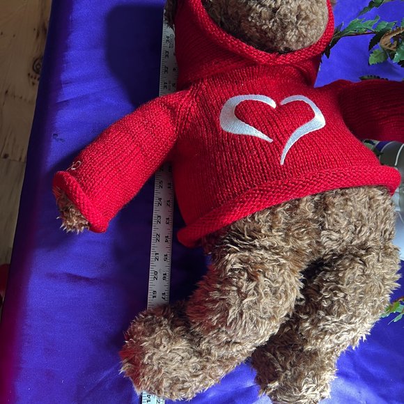 VTG πGund Millennium Bear with Red Removable Sweater - Picture 6 of 15